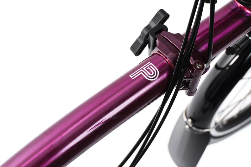 Brompton P Line Mid 4 Speed Folding Bike 2026 Amethyst Lacquer-4