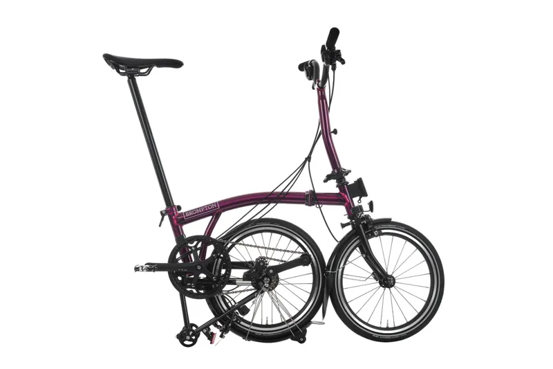 Brompton P Line Mid 4 Speed Folding Bike 2026 Amethyst Lacquer-2