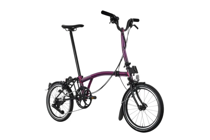 Brompton P Line Mid 4 Speed Folding Bike 2026 Amethyst Lacquer-1