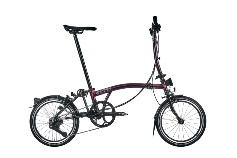 Brompton P Line Mid 4 Speed Folding Bike 2026 Amethyst Lacquer