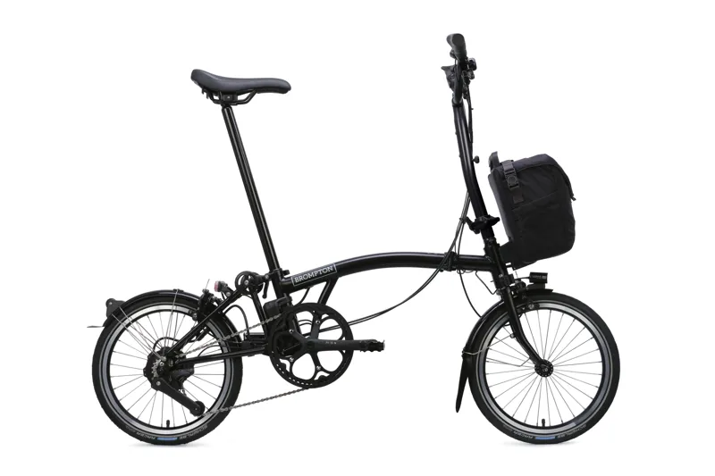 Brompton Electric C Line High Bar 4 Speed E Motiq Folding Bike 2026 Matt Black-1