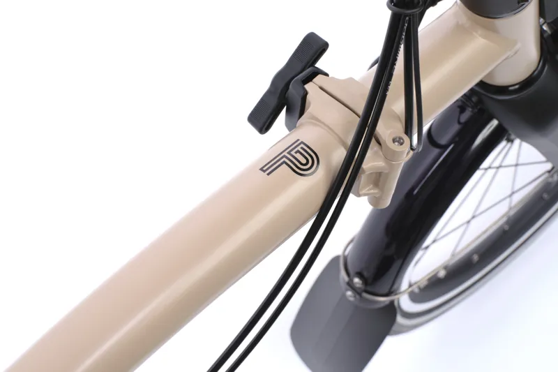 Brompton Electric P Line Mid Bar 4 Speed E Motiq Folding Bike 2026 Dune Sand-4