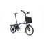 Brompton Electric P Line Mid Bar 4 Speed E Motiq Folding Bike 2026 With Rack Pacific Lacquer
