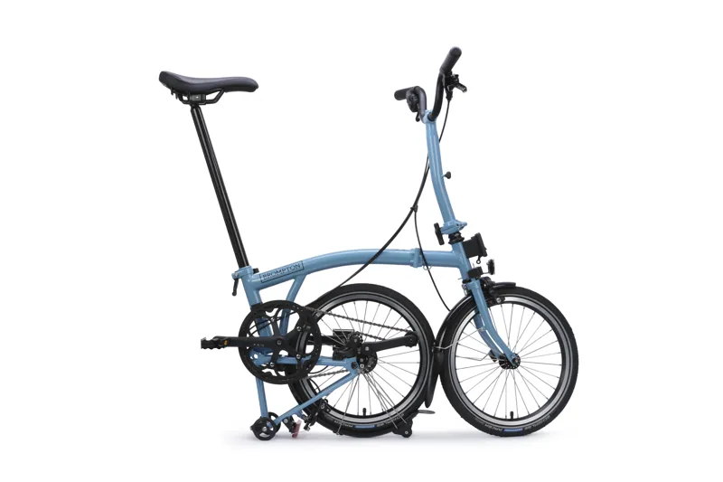 Brompton C Line 4 Speed Mid Bar Folding Bike 2026 Cloud Metallic-2