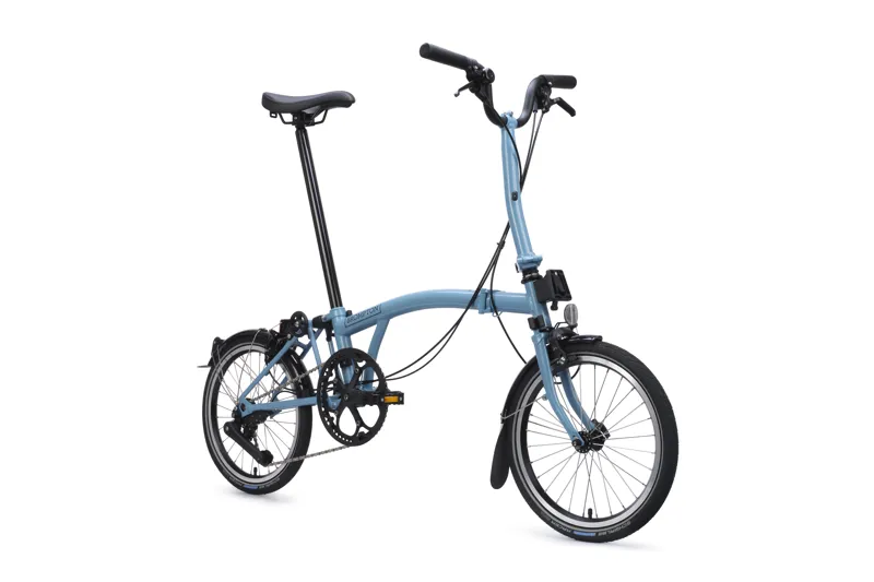 Brompton C Line 4 Speed Mid Bar Folding Bike 2026 Cloud Metallic-1