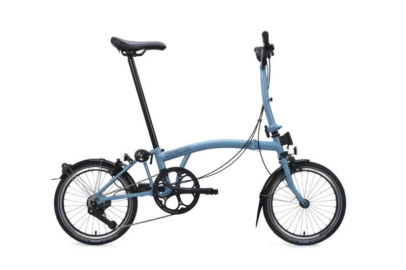 Brompton C Line 4 Speed Mid Bar Folding Bike 2026 Cloud Metallic