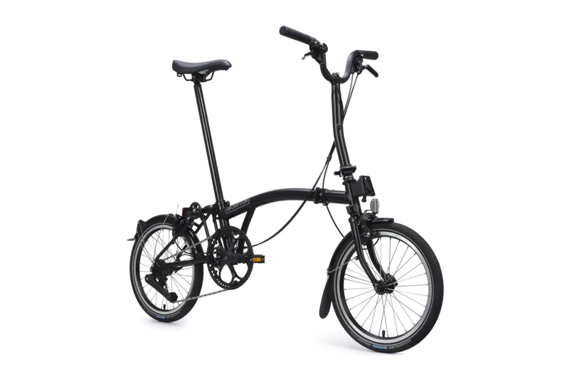 Brompton C Line Mid 4 Speed Folding Bike 2026 Matt Black-1