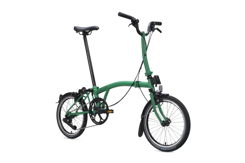 Brompton C Line 4 Speed Mid Bar Folding Bike 2026 Palm Green-1