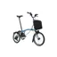 Brompton Electric C Line Mid Bar 4 Speed E Motiq Folding Bike 2026 Cloud Metallic