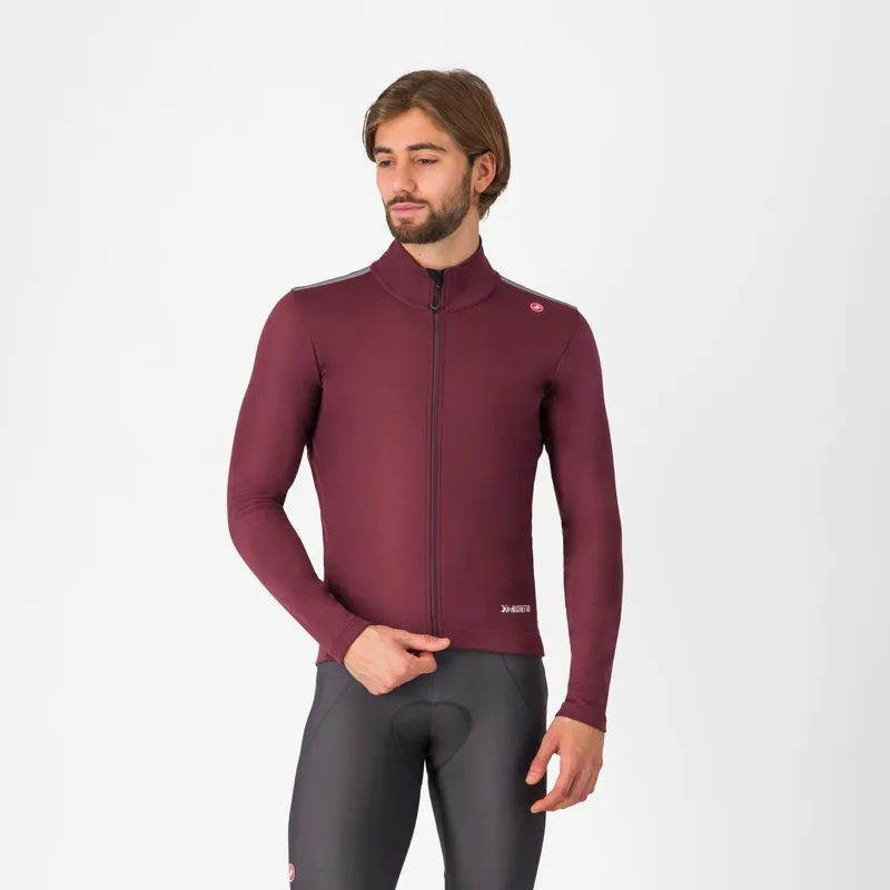 Castelli Espresso Air Jacket Deep Bordeaux 
