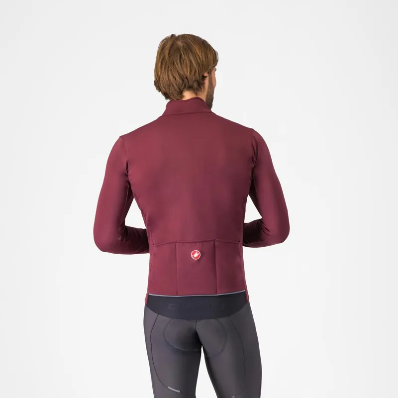 Castelli Espresso Air Jacket Deep Bordeaux -1
