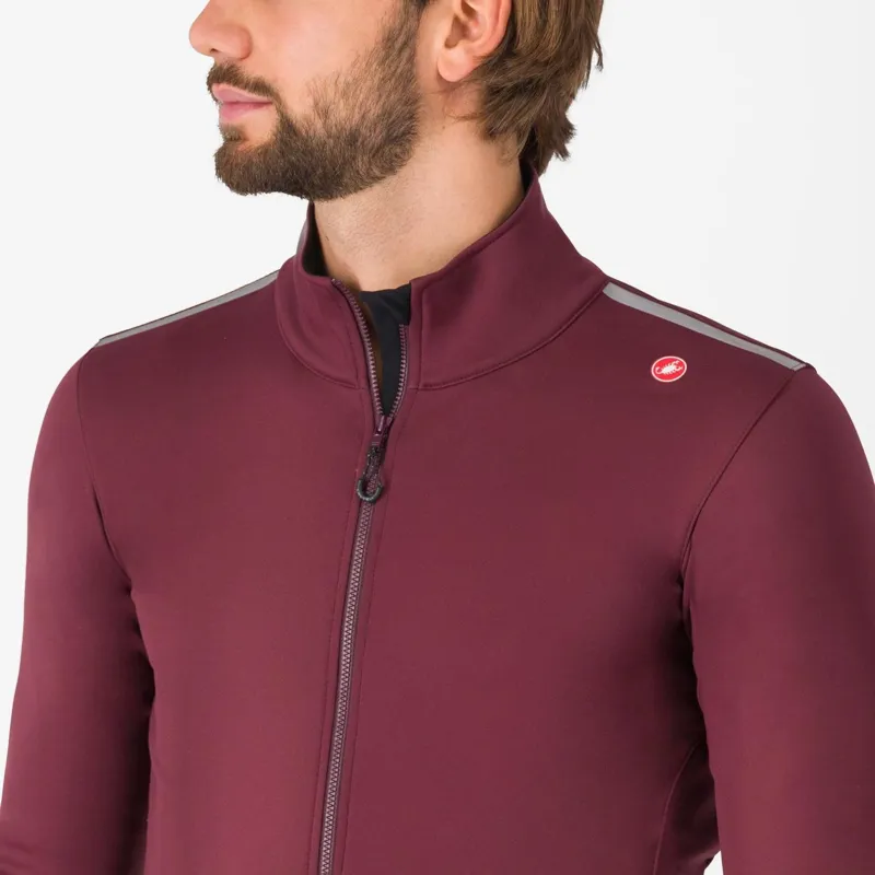 Castelli Espresso Air Jacket Deep Bordeaux -2