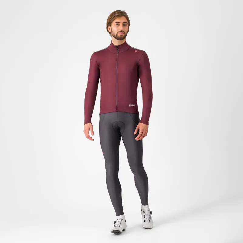 Castelli Espresso Air Jacket Deep Bordeaux -4