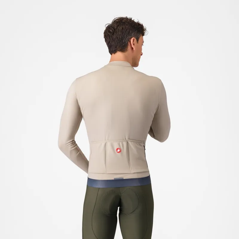 Castelli Espresso Thermal Jersey Clay/Dark Grey-1