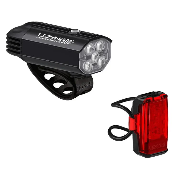 Lezyne Fusion Drive 500+/KTV Drive Pro+ Light Set