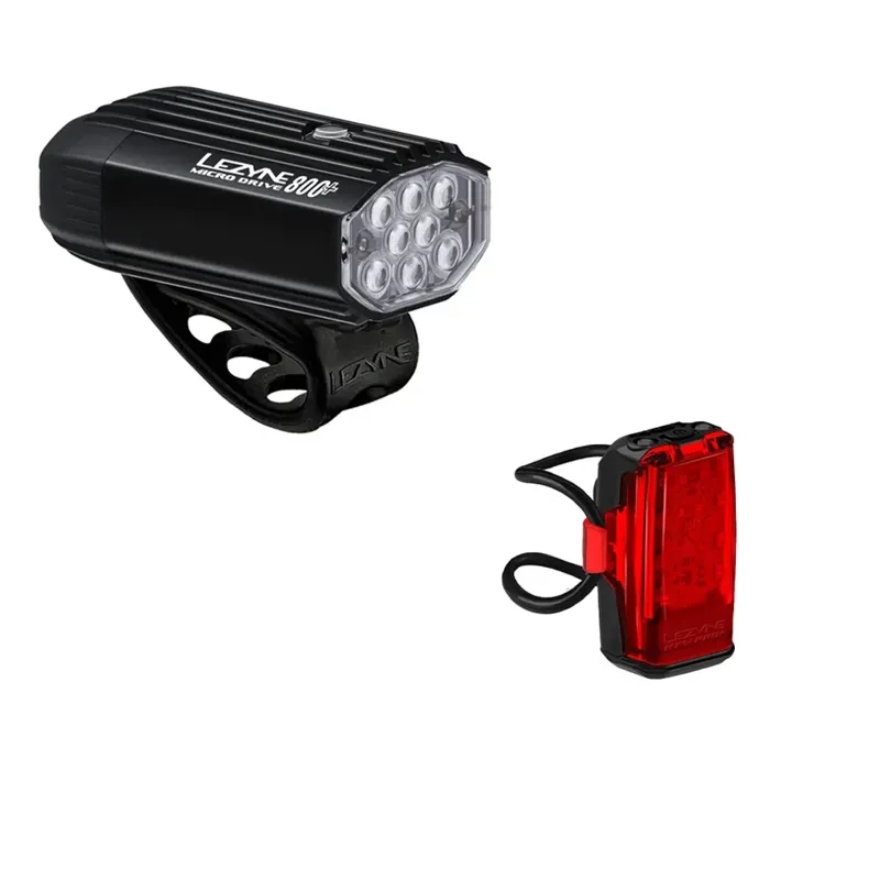 Lezyne Micro Drive 800+/KTV Drive Pro+ Light Set