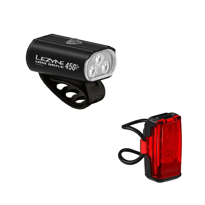 Lezyne Mini Drive 450+/KTV+ Drive Light Set