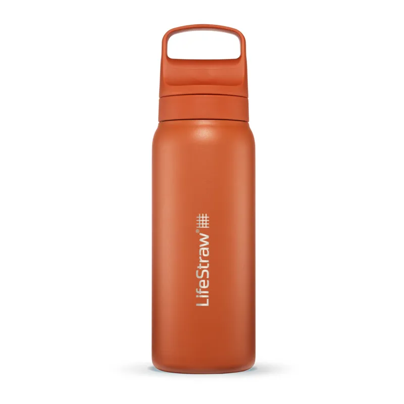 GO 2.0 SS Water Filter Bottle Kyoto Orange