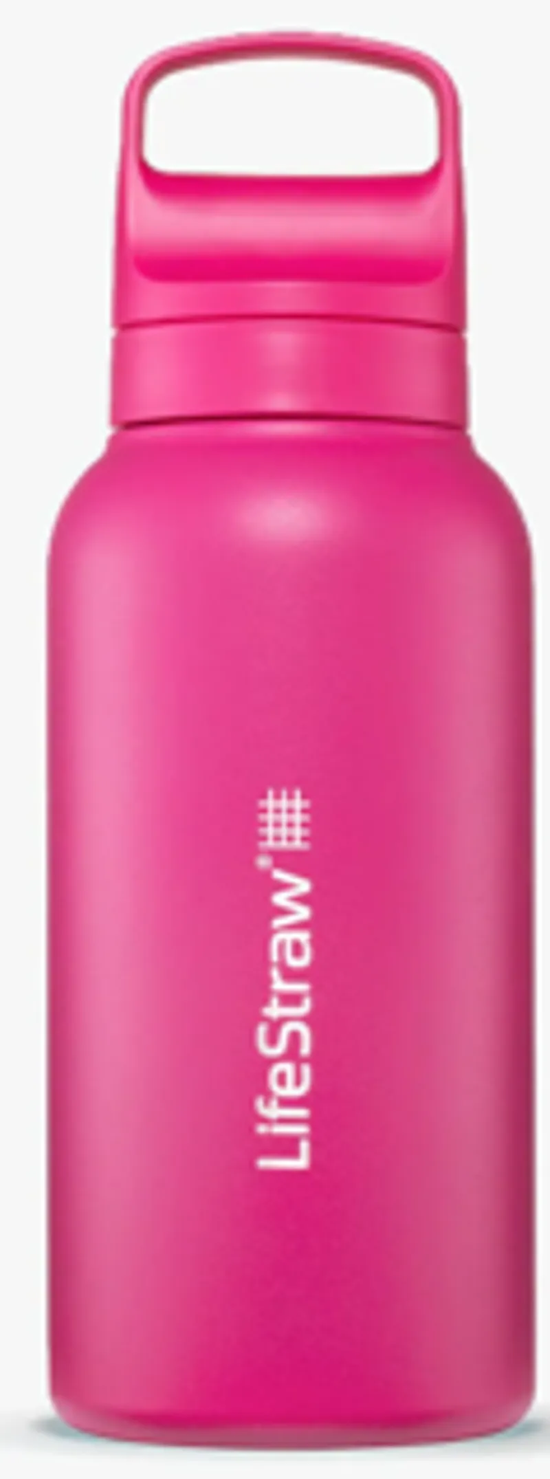 Lifestraw GO 2.0 Stainless Steel Water Filter Bottle Orchid Pink