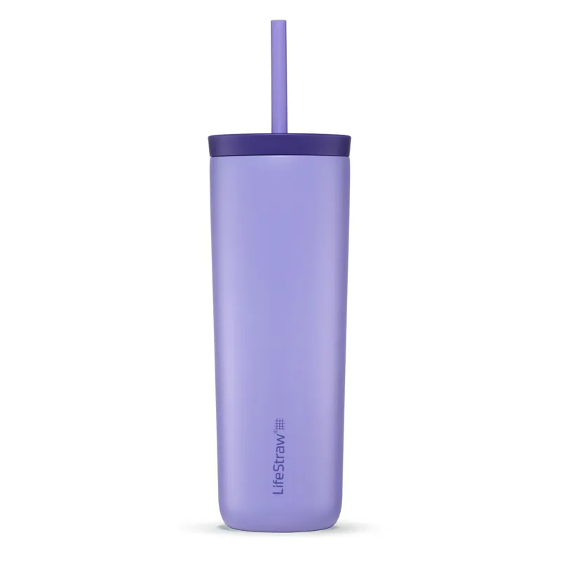 Lifestraw GO Stainless Steel Tumbler 500ml Thistle Purple