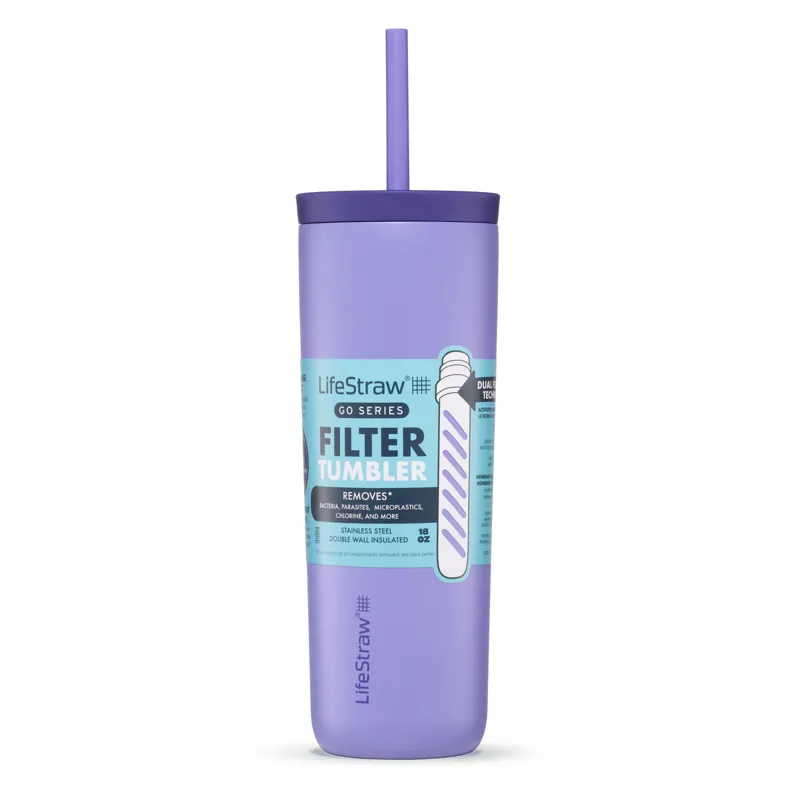Lifestraw GO Stainless Steel Tumbler 500ml Thistle Purple-3