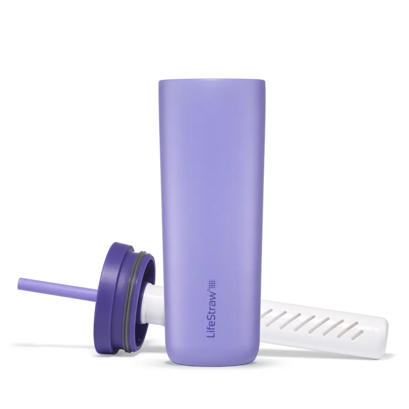 Lifestraw GO Stainless Steel Tumbler 500ml Thistle Purple-2
