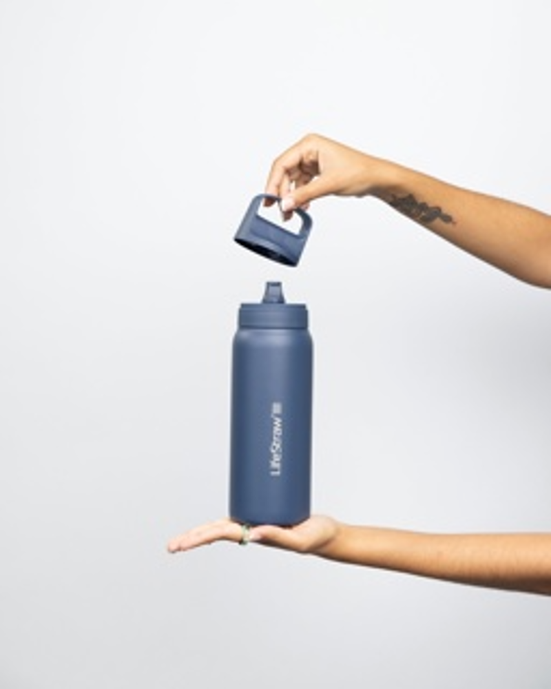 LifeStraw Go Stainless Steel Bottle 700ml - Aegean Sea-2