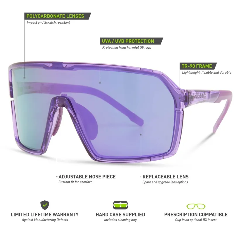 Madison Mad Crypto 3pack Sunglasses Purple Mirror-4