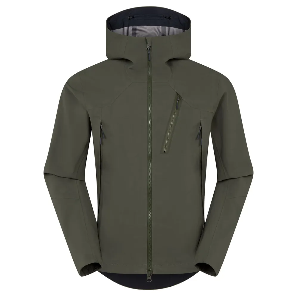 Image of Madison DTE 3 Layer Waterproof Jacket Midnight Green