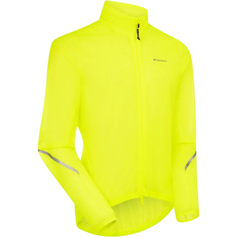 Madison Flux 2 Layer Ultra Packable Waterproof Jacket Hi-Viz Yellow-1