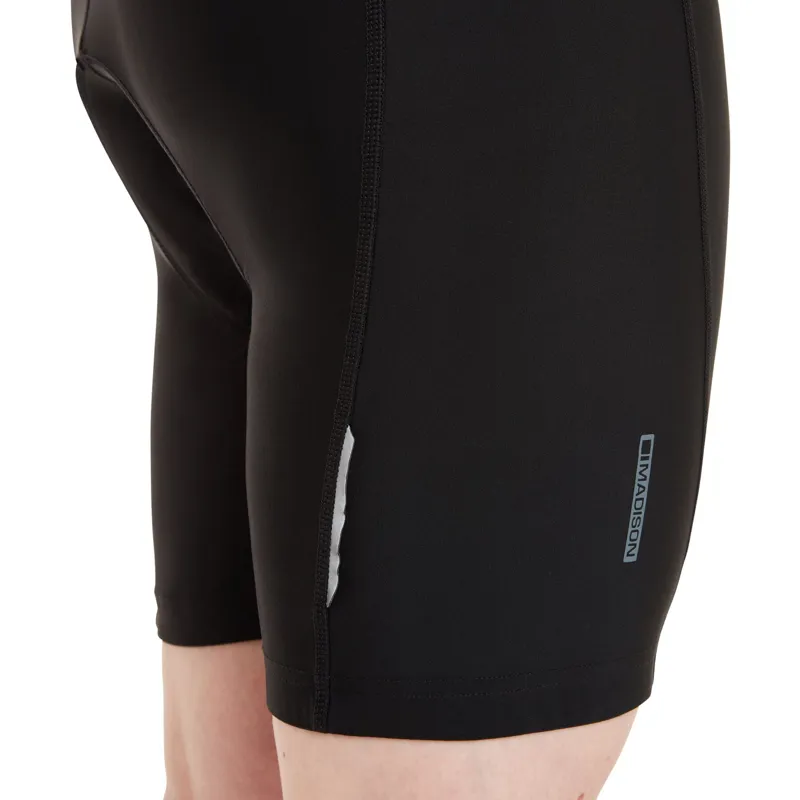 Madison Freewheel Track Womens Shorts with Pad Black-6