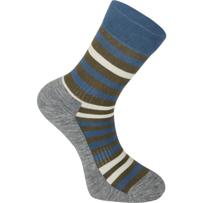 Madison Roam Isoler Merino 4 Season Socks Slate Blue / Grey