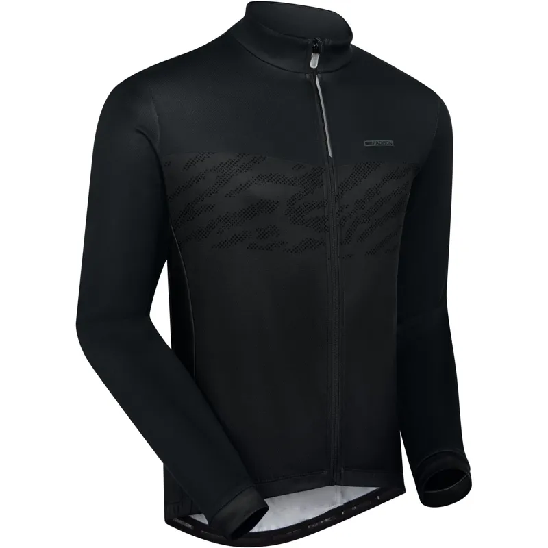 Madison Sportive LS Thermal Road Jersey Black-1