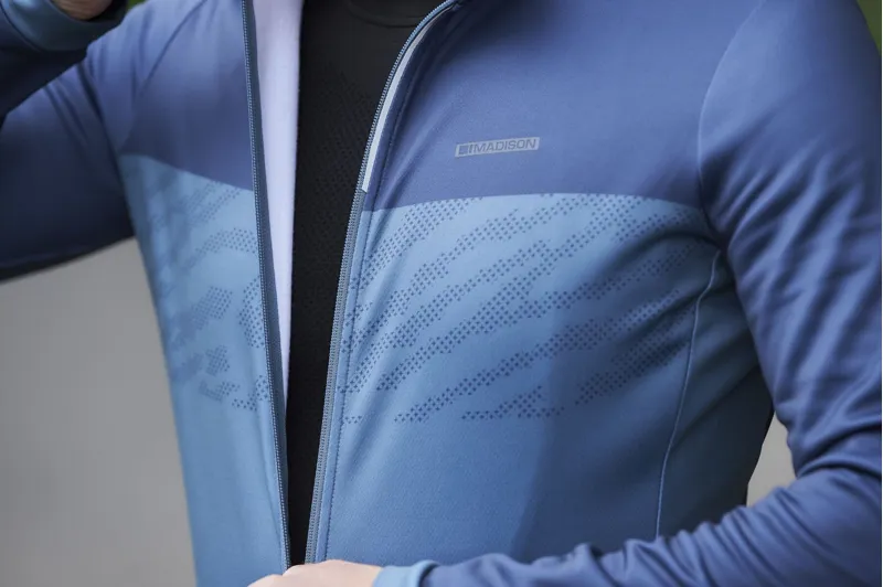 Madison Sportive LS Thermal Jersey Navy Haze/Shale Blue-2