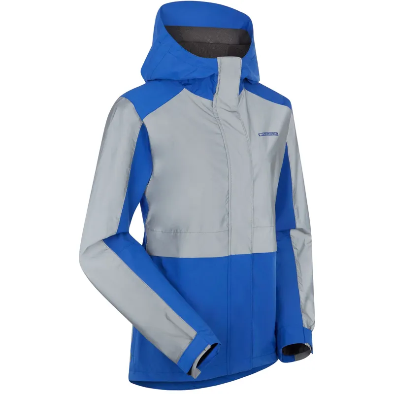 Madison Stellar FiftyFifty Reflective Womens Waterproof Jacket Silver/Blue-1