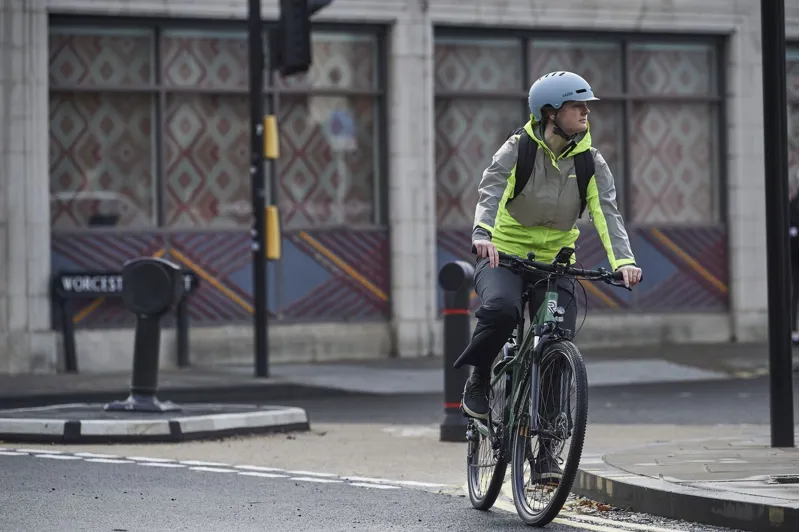 Madison Stellar FiftyFifty Reflective Womens Waterproof Jacket Hi-Vis Yellow/Silver-6