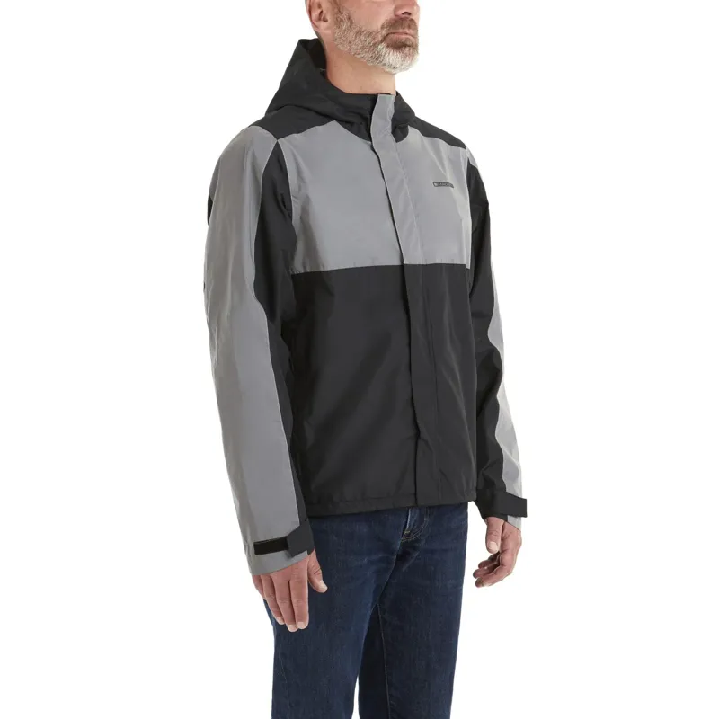Madison Stellar FiftyFifty Reflective Waterproof Jacket Black/Silver-2