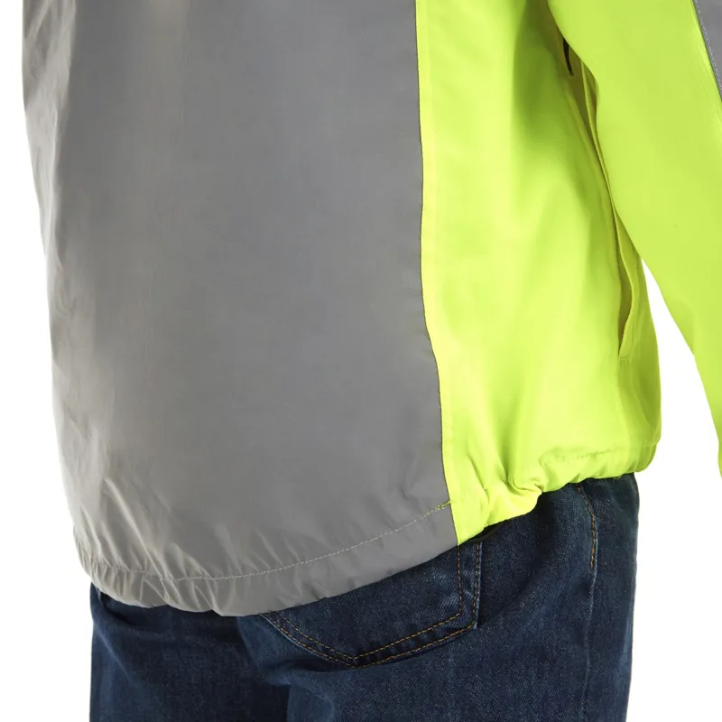 Madison Stellar FiftyFifty Reflective Waterproof Jacket Hi-Viz Yellow/Silver-5