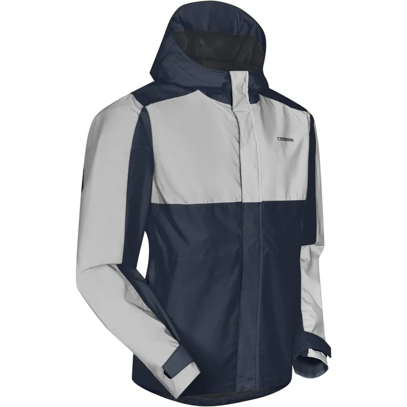 Madison Stellar FiftyFifty Reflective Waterproof Jacket Navy Haze/Silver-1