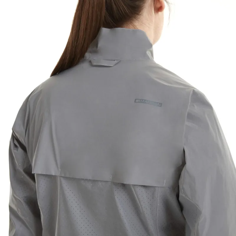 Madison Stellar Shine Reflective Womens 2L Waterproof Jacket Reflective Silver-4