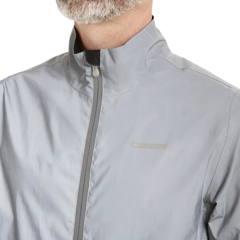 Madison Stellar Shine Reflective Waterproof Jacket Silver-2
