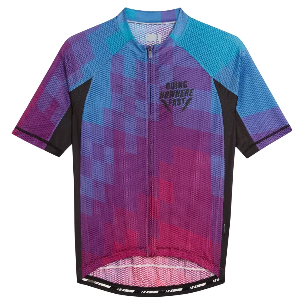 Image of Madison Turbo SS Indoor Road Jersey Glitch Square