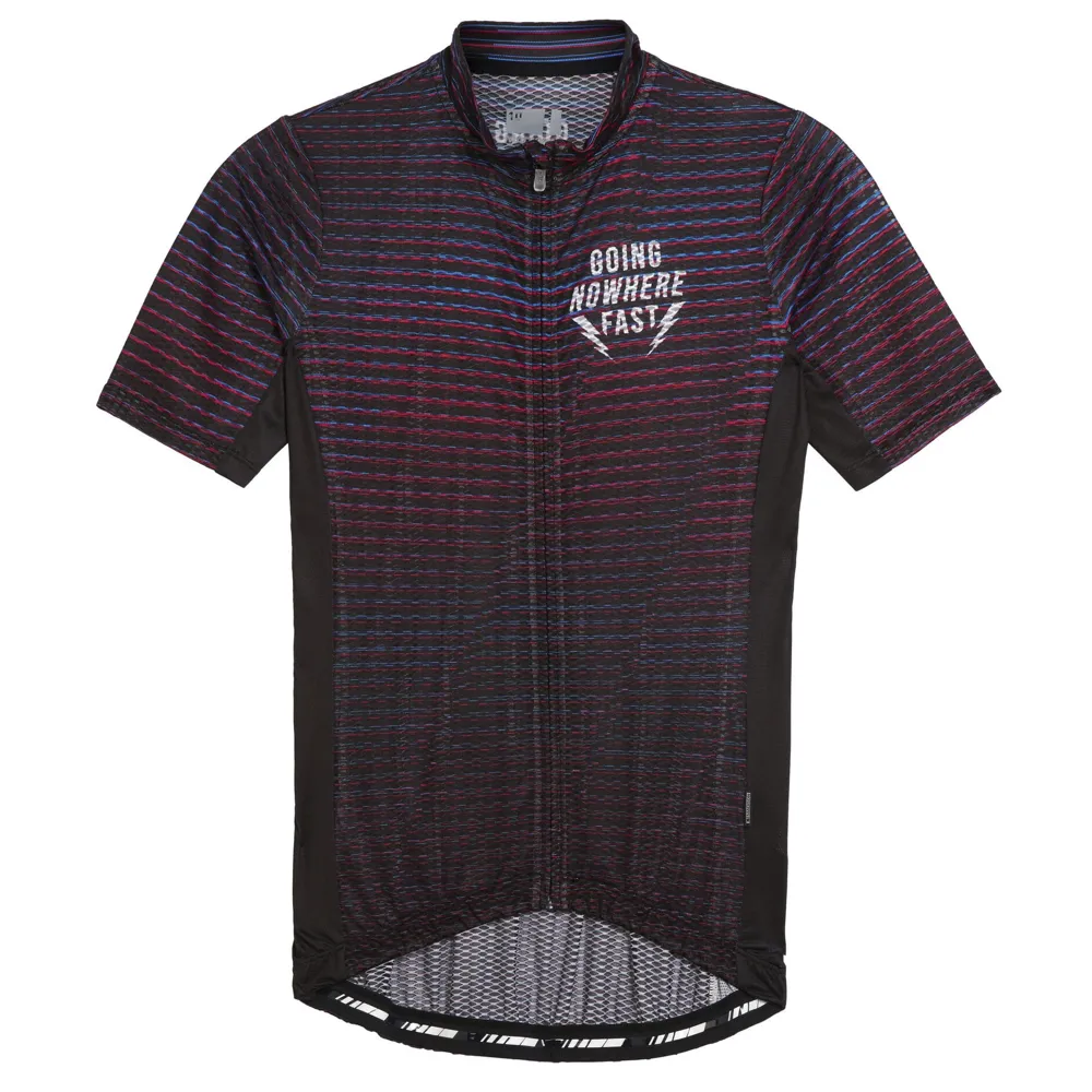 Image of Madison Turbo Indoor Womens SS Jersey Glitch Stripe