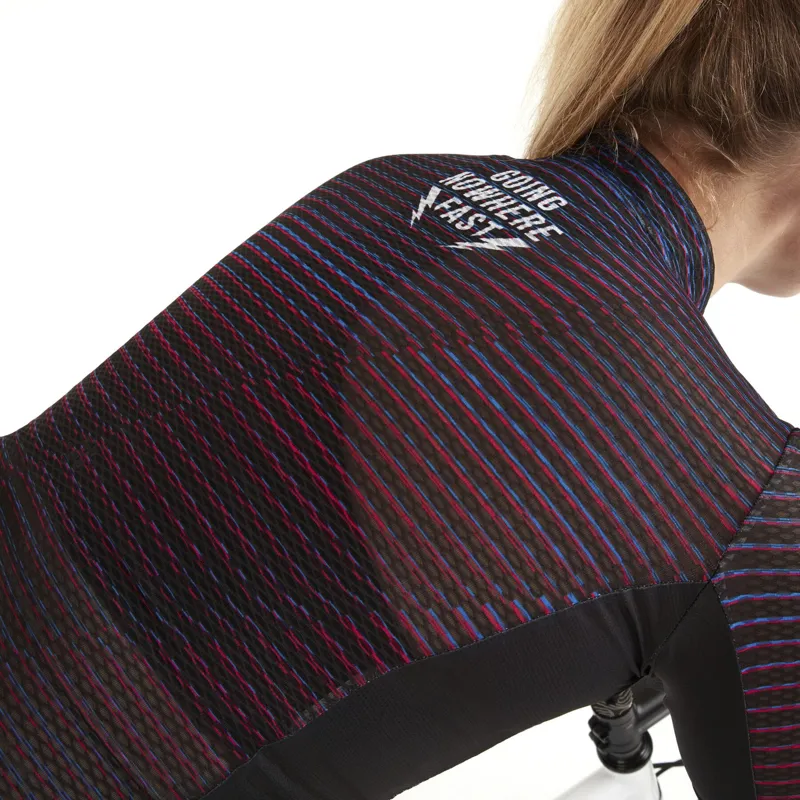 Madison Turbo Indoor Womens SS Jersey Glitch Stripe-6