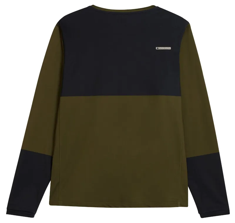 Madison Zenith LS Thermal MTB Jersey Olive-1