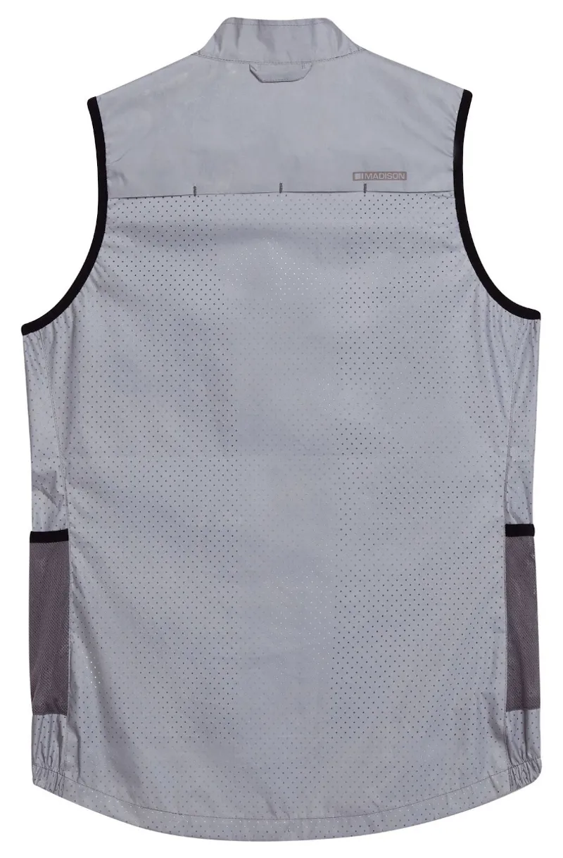 Madison Stellar Shine Reflective Womens Gilet Reflective Silver-1