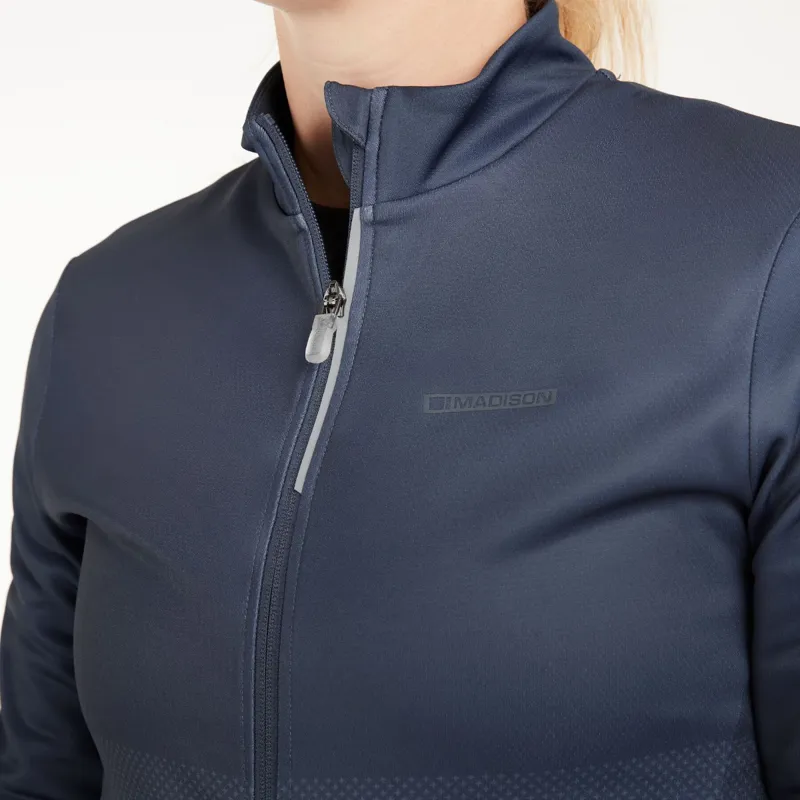 Madison Sportive LS Womens Thermal Jersey Navy Haze-2
