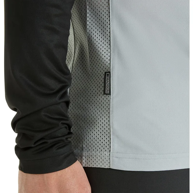 Madison Flux LS Jersey Black/Cloud Grey-4