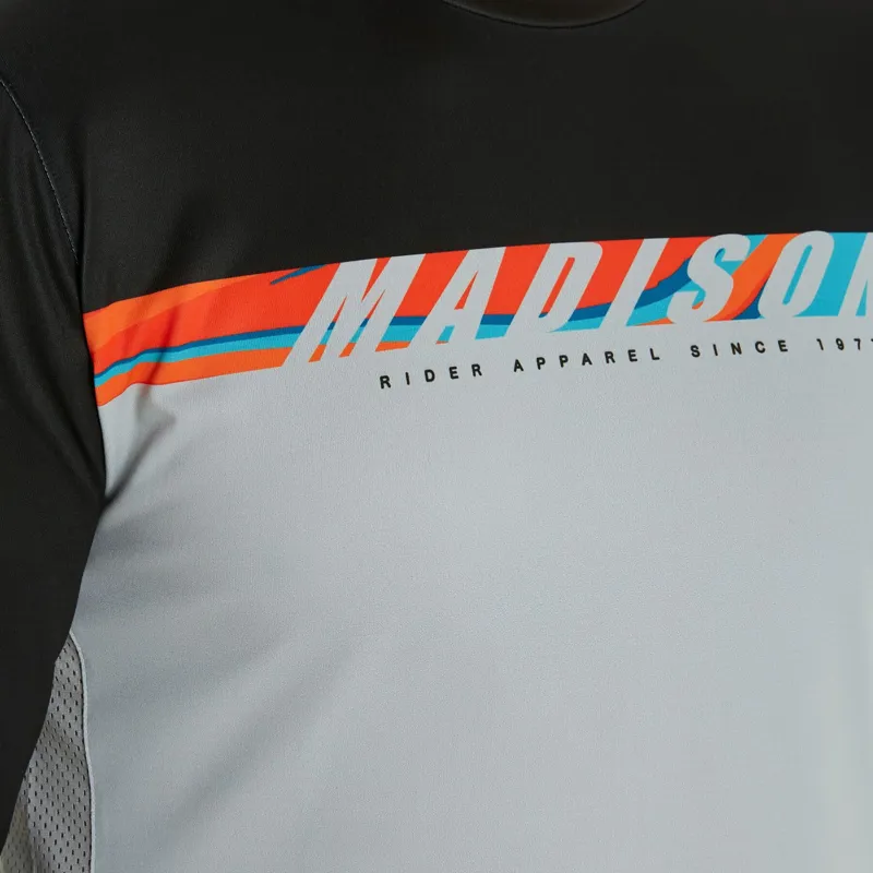 Madison Flux LS Jersey Black/Cloud Grey-5