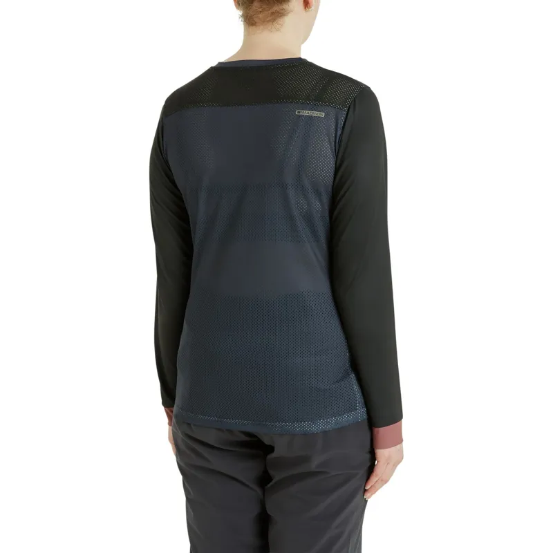 Madison Flux Womens LS Jersey Navy Haze-2